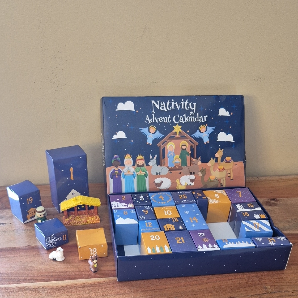 Nativity Advent Calendar for Kids